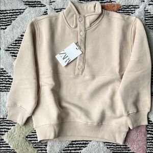 NWT ZARA Kids Pullover Fleeced Sweater